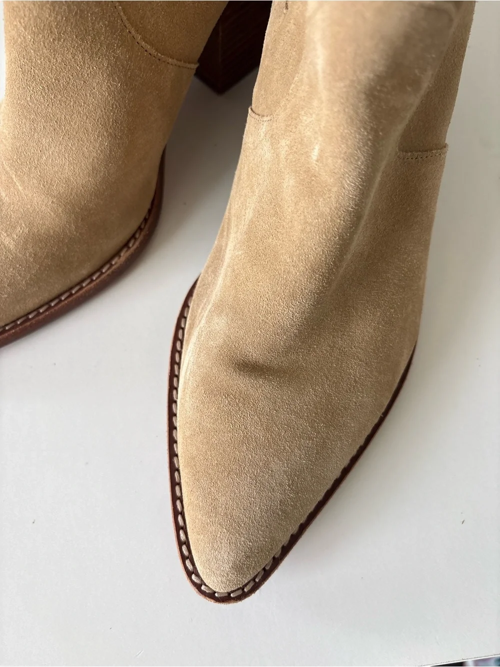 J.Crew Western Boots Suede Leather Size 10
